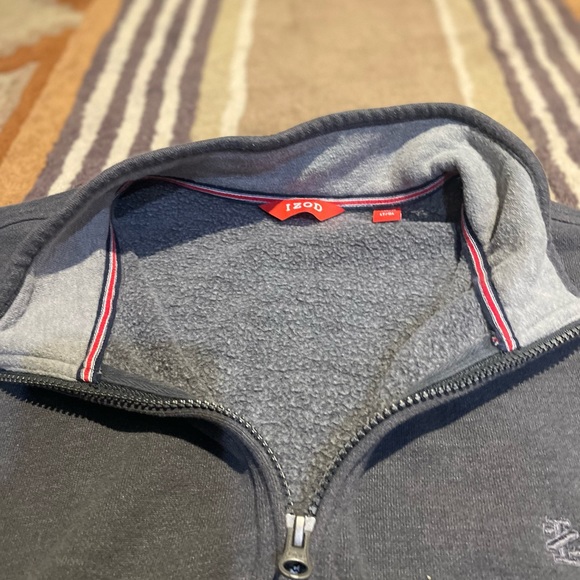 Izod Large TALL 1/4 zip sweater - Picture 4 of 5